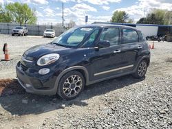 Salvage cars for sale at Mebane, NC auction: 2017 Fiat 500L Trekking