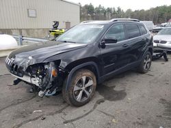 Salvage cars for sale at Exeter, RI auction: 2019 Jeep Cherokee Limited