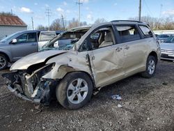 Salvage cars for sale from Copart Columbus, OH: 2011 Toyota Sienna LE