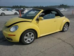 Salvage cars for sale from Copart Lumberton, NC: 2007 Volkswagen New Beetle Convertible Option Package 1