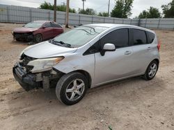 Salvage cars for sale at Oklahoma City, OK auction: 2014 Nissan Versa Note S