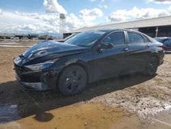 Hyundai salvage cars for sale: 2022 Hyundai Elantra Blue