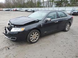 Salvage cars for sale at North Billerica, MA auction: 2012 Lincoln MKZ Hybrid