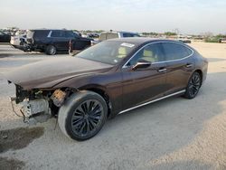 Salvage cars for sale from Copart San Antonio, TX: 2020 Lexus LS 500 F-Sport