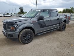 Salvage cars for sale from Copart Miami, FL: 2020 Ford F150 Supercrew
