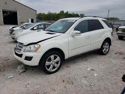 Salvage cars for sale at Lawrenceburg, KY auction: 2011 Mercedes-Benz ML 350 4matic