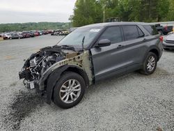 Salvage cars for sale at Concord, NC auction: 2022 Ford Explorer Police Interceptor
