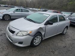 Salvage cars for sale from Copart Marlboro, NY: 2009 Toyota Corolla Base