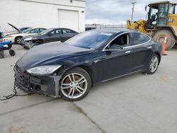 Salvage cars for sale at Farr West, UT auction: 2014 Tesla Model S