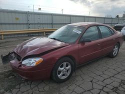 Salvage cars for sale at Dyer, IN auction: 2003 Ford Taurus SES