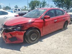 Nissan Sentra Vehiculos salvage en venta: 2017 Nissan Sentra S