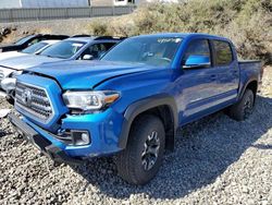 Salvage cars for sale at Reno, NV auction: 2017 Toyota Tacoma Double Cab