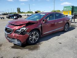 Salvage cars for sale from Copart Miami, FL: 2017 Buick Lacrosse Premium