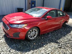 Salvage cars for sale at Waldorf, MD auction: 2020 Ford Fusion SE