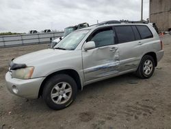 Salvage cars for sale from Copart Fredericksburg, VA: 2003 Toyota Highlander Limited