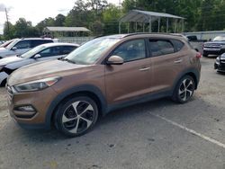 Vehiculos salvage en venta de Copart Savannah, GA: 2016 Hyundai Tucson Limited