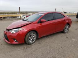 Salvage cars for sale from Copart Albuquerque, NM: 2014 Toyota Corolla L