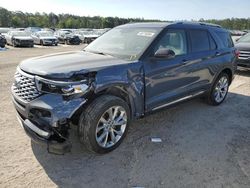 Ford salvage cars for sale: 2021 Ford Explorer Platinum