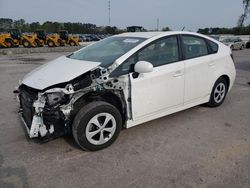 Salvage cars for sale from Copart Dunn, NC: 2015 Toyota Prius