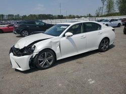 Salvage cars for sale from Copart Dunn, NC: 2016 Lexus GS 350 Base