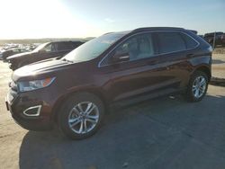 Salvage cars for sale at Grand Prairie, TX auction: 2017 Ford Edge SEL