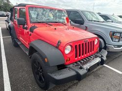 Jeep salvage cars for sale: 2013 Jeep Wrangler Unlimited Sport