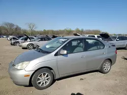 Salvage cars for sale at Des Moines, IA auction: 2002 Toyota Prius