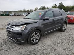 Salvage cars for sale at Memphis, TN auction: 2019 Ford Explorer Limited