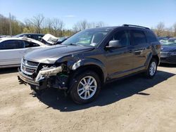 Salvage cars for sale at Marlboro, NY auction: 2017 Dodge Journey SXT