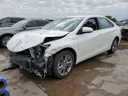 Salvage cars for sale at Grand Prairie, TX auction: 2016 Toyota Camry Hybrid