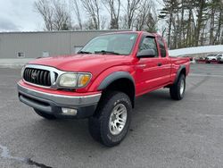 Salvage trucks for sale at North Billerica, MA auction: 2004 Toyota Tacoma Xtracab