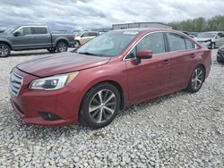 Salvage cars for sale at Wayland, MI auction: 2016 Subaru Legacy 2.5I Limited