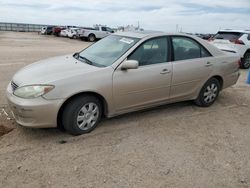Salvage cars for sale at Amarillo, TX auction: 2005 Toyota Camry LE