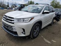 Salvage cars for sale from Copart Baltimore, MD: 2017 Toyota Highlander SE