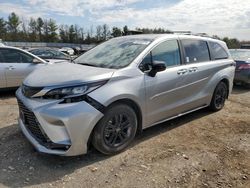 Toyota Sienna xse salvage cars for sale: 2024 Toyota Sienna XSE