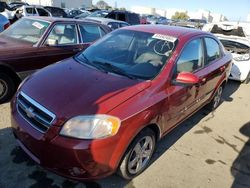 Salvage cars for sale at Martinez, CA auction: 2011 Chevrolet Aveo LT
