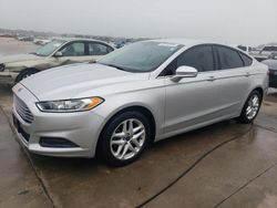 Vehiculos salvage en venta de Copart Grand Prairie, TX: 2014 Ford Fusion SE