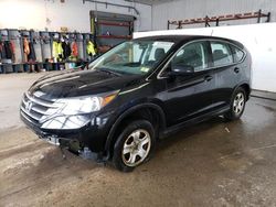 Salvage cars for sale at Candia, NH auction: 2012 Honda CR-V LX