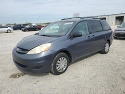 Salvage cars for sale from Copart Kansas City, KS: 2006 Toyota Sienna CE