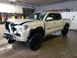 Salvage cars for sale from Copart Candia, NH: 2018 Toyota Tacoma Double Cab