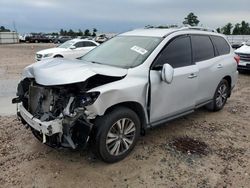 Vehiculos salvage en venta de Copart Houston, TX: 2017 Nissan Pathfinder S