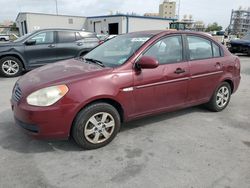 Salvage cars for sale at New Orleans, LA auction: 2007 Hyundai Accent GLS