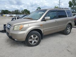 Salvage cars for sale from Copart Riverview, FL: 2006 Honda Pilot EX