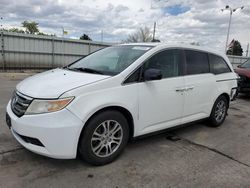 Salvage cars for sale at Littleton, CO auction: 2012 Honda Odyssey EXL