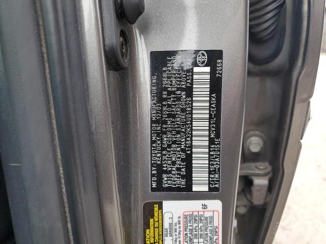 2004 Toyota Camry SE