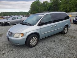 Salvage cars for sale at Concord, NC auction: 2001 Chrysler Town & Country LX