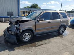 Salvage cars for sale from Copart Orlando, FL: 2002 Honda CR-V EX