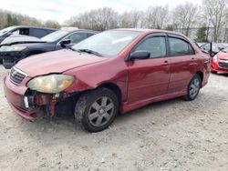 Salvage cars for sale from Copart North Billerica, MA: 2005 Toyota Corolla CE