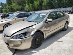Salvage cars for sale at Ocala, FL auction: 2003 Honda Accord LX