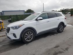 Buy Salvage Cars For Sale now at auction: 2017 Hyundai Santa FE SE